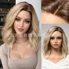 Peluca Mono Nueva Peluca Completa de Seda Importada Cabello Largo Rizado Encaje Degradado Peluca Natural Pelucas Futura