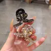 Moda Mariposa Cristal Pinza Pequeña Pinza para Flequillo Adorno para el Cabello Mujeres Lujo Ligero Pinza para Mechones Laterales Delanteros Rotos Nuevo Pinza para Media Recogida