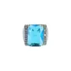 Anillo Cuadrado de Cristal Estilo Británico Aiyu con Piedras Simuladas para Hombres, Venta al por Mayor y Dropshipping S5121408