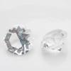 Atacado Cristal Artificial K9 30mm Diamante de Vidro de Cristal Facetado Fundo Pontiagudo Pedra Solta de Vidro Ornatos Artesanais DIY