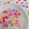 Acrílico Sellado en Oro Flor de Cinco Pétalos Bicolor Base para Ramo DIY Accesorios para el Cabello Vintage Materiales Cuentas Sueltas