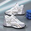 Zapatos de Pareja de Primavera para Hombre y Mujer con Aumento Interno de Altura Zapatos Deportivos Casuales de Piel Zapatos de Piel para Papá Mocasines Zapatos de Hombre