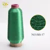 Fábrica Xinyu Venta al por mayor 4000 Metros Serie de Colores 150D Hilo Metálico Dorado y Plateado Completamente Envuelto Hilo para Bordado por Computadora