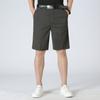 Atacado calças de algodão de verão masculinas de meia-idade e idosos calças casuais finas calças retas soltas shorts de tamanho grande masculino