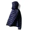 [Precio al por mayor] chaqueta ligera de plumón 2023 nueva corta con capucha moda ajustada otoño e invierno talla grande abrigo ropa de mujer