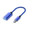 Cabo Adaptador Otg Atacado Transfronteiriço Adequado para Celulares Android Cabo Adaptador Otg Adaptador de Interface USB Tipo-C
