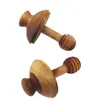 Palito de Vidro para Mexer Tampa de Madeira de Acácia Enfeites para Cozinha Doméstica Palito de Mel Tampa de Madeira com Palito