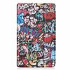 Adecuado para Amazon Amazon New fire7 2019 Funda protectora kindle HD7 pulgadas Funda de cuero pintada con pliegue del 30%
