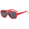 Óculos de sol estilo aviador Europa e Estados Unidos novo online vermelho moda cruzada óculos comércio exterior rua atacado óculos de sol femininos alto senso