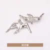 Broche de Metal Haiyan Moda Vintage Broche de Corsage Accesorio para Ropa Pin Antideslizante