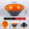 Tazón de Melamina para Fideos Restaurante de Fideos Especial Tazón de Polvo para Sopa de Fideos con Carne Fideos Mixtos Luosifen Wontons Sopa de Fideos Mala Tang Tazón Grande Uso Comercial