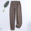 Calça Casual Simples Fresca Nova de Verão para Homem, Calça Longa Anti-Mosquito com Sensação Fresca