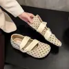 Mocasines Bailarinas Nuevo Otoño-Verano Aumento Interno de Altura 4cm 2026 Zapatos Mary Jane Combinación Perfecta para Faldas Cortavientos Estilo Francés