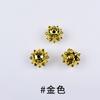 Plástico ABS color sólido UV con baño de cuentas de erizo de mar para pulsera collar DIY accesorios de joyería con cuentas hechos a mano material