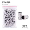 Anillos de Lijado para Pulir Uñas, Rollos de Papel de Lija para Pulir, Anillos de Lijado de Alta Calidad para Brocas de Uñas, Coloridos, 100 Piezas/Paquete