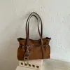 Bolsa Tote Versátil Estilo Coreano para o Dia a Dia de Mulheres 2026 Nova Grande Capacidade Elegante Patchwork de Luxo Leve Ombro Único Bolsa de Axila