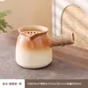 Chaleira para fogão doméstico ao ar livre fogão a carvão panela quente fogão a carvão de barro churrasqueira cerâmica panela para assar leite panela para ferver chá panela de cerâmica