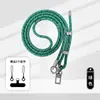 Alça de celular trançada vibrante e colorida, alça transversal ajustável, durável e resistente a rasgos, design anti-perda, conjunto completo de acessórios, alça de celular transversal