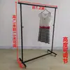 Cabideiro Dobrável para Barracas de Rua, Cabideiro de Exposição para Feiras Noturnas, Cabideiro de Exposição para Lojas de Roupas, Cabideiro Telescópico