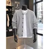Suéter cárdigan retro estilo Old Money para hombre y mujer Otoño Invierno Holgado Casual Estilo Perezoso Felpa Versátil Prendas de punto Abrigo de punto Moderno