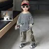 Conjunto de Sudadera de Otoño para Niños 2026 Modelo Nuevo Ropa de Otoño para Niños Pequeños y Medianos Estilo Deportivo Otoño y Primavera Moderno