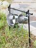 Prego de aço carbono para solo externo, prego de solo para barraca de alta resistência espessado, para camping, haste de dossel estendida, prego de solo de acampamento à prova de vento fixo