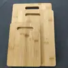 Tabla de Cortar de Bambú Bloque de Corte Creativo para el Hogar Cocina Tabla para Frutas Alimentos Cocidos con Asa Tabla para Amasar Masa Personalizable con Logo