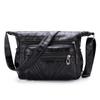 Bolso de Moda para Mamá Transfronterizo Nuevo Bolso de Mujer Multicapa Gran Capacidad Cuero Suave Hombro Bandolera Bolso Sencillo Retro Sobaco