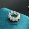 Fuerte retención de color arena dorada accesorios pulsera anillo giratorio anillo Gankun oro antiguo accesorios de joyería diy acabado pulsera tejido de cuerda