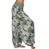 Calças Femininas Nova Coleção Primavera/Verão 2026 Estilo Europeu e Americano Amazon Estampadas Soltas Casuais Wide-Leg Calças Femininas Calças Harem