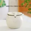Contenedor de Grasa de Cerdo Olla de Aceite de Cocina Tarro Cerámico para el Hogar con Tapa Resistente a Altas Temperaturas Tarro Grande para Aceite de Chile y Condimentos