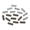 Botão de Floco de Neve de Liga de Zinco Acessórios DIY Xizang Floco de Neve Prateado Espaçador Espaçador de Contas Material Espaçador de Contas Soltas para Pulseira
