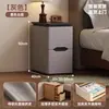 2025 Nuevo Modelo Pequeño para Hogar Dormitorio Estilo Vintage Crema Simple Moderno Gabinete de Almacenamiento Sin Instalación Madera Maciza Mesita de Noche