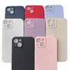 Funda para Teléfono Móvil Apple 17 Promax Mate TPU Silicona Adecuada para iPhone 16 Color Puro 15 Agujero Fino Material Funda 14