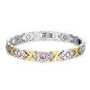 AliExpress deseo nueva pulsera magnética desmontable moda europea y americana pulsera de diamantes para hombre joyería transfronteriza