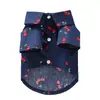 Artículos Populares de Venta Caliente Transfronterizos para Mascotas Camisas Delgadas para Mascotas, Ropa y Accesorios para Perros de Estilo Hawaiano Casual con Temática de Frutas