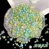 Pegamento Espumoso de Bola Hecho a Mano de Perlas de Color Mixto Barro de Cristal Material Hecho a Mano para Bricolaje Bola Ruidosa Relleno de Lino Fluyente