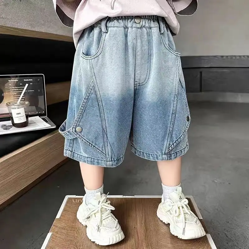 男童牛仔短裤夏季薄款_主图02