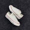 Autêntico Meiqi Converse Aj Sapatos Masculinos 1970S Sapatos Femininos Sapatos de Lona Cano Baixo Clássico Solado Azul Sapatos Vulcanizados Puro Original