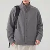 Sudadera con capucha de punto a cuadros con bloques de color An Yang para hombre 2026 Otoño Invierno Nueva Holgada Casual Versátil de Manga Larga Ropa Exterior
