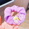 Anillo para el cabello con forma de bola para niña, accesorio para el cabello con cola de caballo de estilo coreano, con dibujos animados de princesas, para el intestino grueso