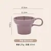 Taza de Café Exquisita de Cerámica para Mujer Taza de Desayuno Taza Simple de Gama Alta Resistente a Altas Temperaturas Taza de Leche Hogar