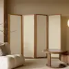 Divisória de Tela para Sala de Estar, Hall de Entrada Estilo Japonês, Parede Divisória Simples para Escritório, Divisor de Ambiente para Uso Doméstico, Biombo Dobrável Vintage