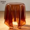 Mesa de centro creativa de diseñador ins nórdico Mantel de fantasma danés Pañuelo transparente Mágico oficina hogar mesa redonda