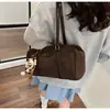 Bolso de Mano Retro Mate de Moda 2026 Nuevo Bolso Casual tipo Almohada para el Trabajo Gran Capacidad Bolso de Hombro Único para el Brazo para Mujeres