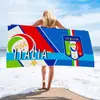 Popular Toalla de Playa de Microfibra, Toalla de Secado Rápido, Merchandising para Fans de Amazon, Toalla de Baño Transfronteriza, Dropshipping de Merchandising de Equipo