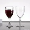 Copa de vino tinto acrílica copa de vino blanco transparente a prueba de caídas copa de plástico de bar tamaño pequeño comercial copa de cóctel con pie para niños