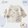 Roupas para Recém-Nascidos Roupas Meio Costas para Bebê Estilo Quente Outono e Inverno Roupa Íntima para Bebê Roupa de Baixo Manga Longa para Bebê
