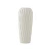 Jarrón de Cerámica Simple Shumen Blanco Sala de Estar Arreglo Floral Hidropónico Lujo Ligero Mesa de Comedor de Gama Alta Decoración
