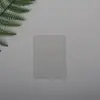Etiqueta de PVC en Blanco Bolsa Pequeña Etiqueta de Marca de Ropa Etiqueta de Cuello Bolsa Etiqueta Transparente Lista para Usar Boca Plana Etiqueta Tejida de Plástico Bolsa Suave